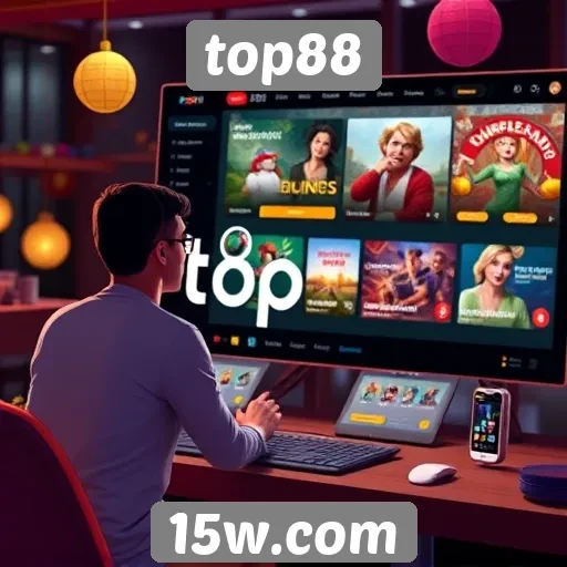 Experiência do usuário no site top88